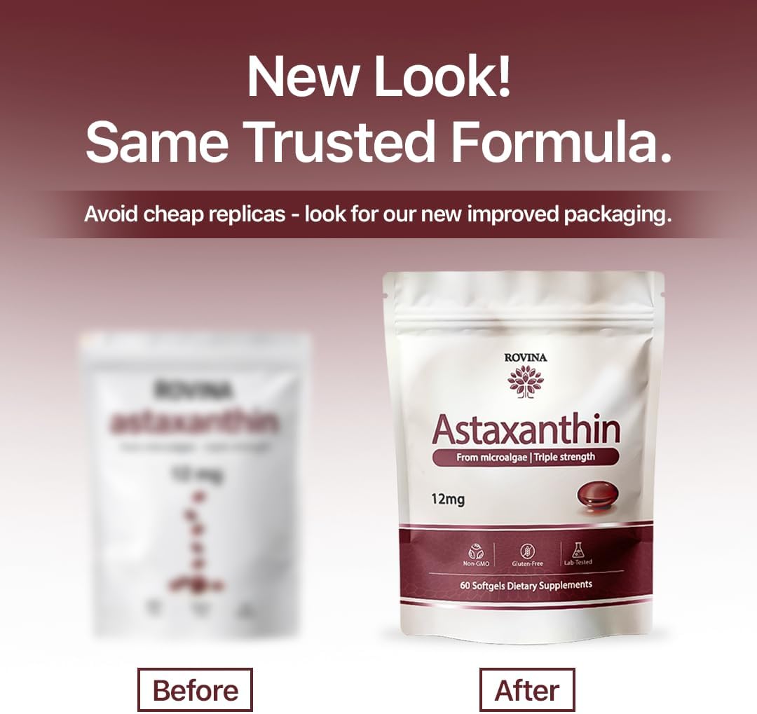 Rovina Astaxanthin 12mg Softgels